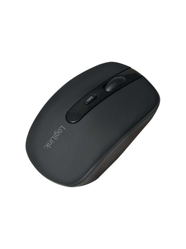 LogiLink Optical mouse - Mus - Optisk - 4 - Svart
