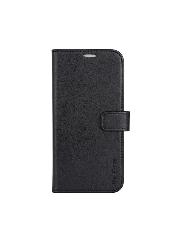 Radicover Wallet Case Anti Radiation PU MagS RFID Black - iPhone 15 Plus