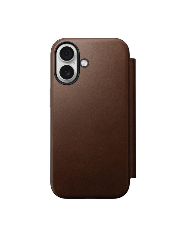 Nomad - Modern Leather Folio - iPhone 17 | Brown |  Leather