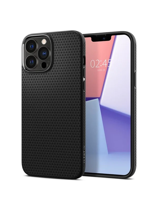 Spigen Liquid Air - matte black - iPhone 13 Pro