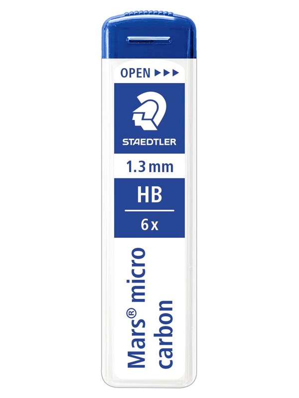 Staedtler Mech.pen.lead Mars micro 1.3 HB 12 x 6 pcs