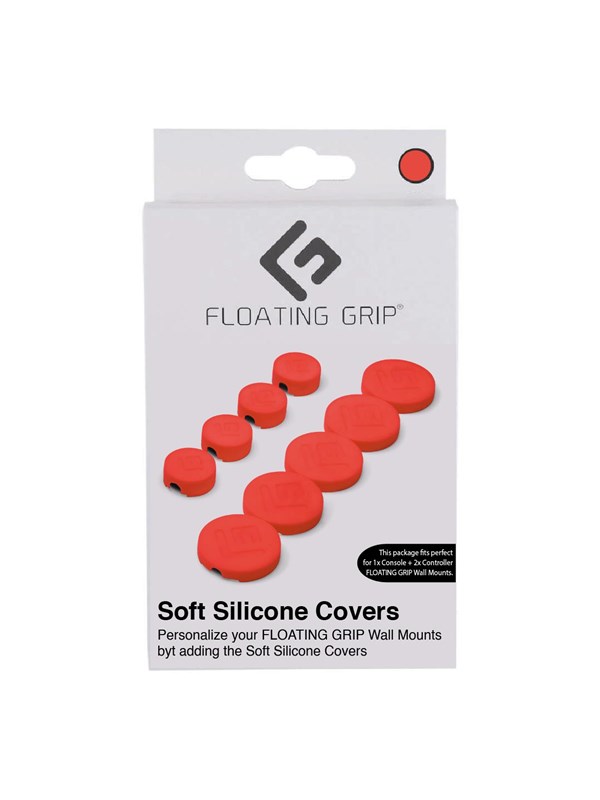 Floating Grip Wall Mount Covers (Red) - Sony PlayStation 5