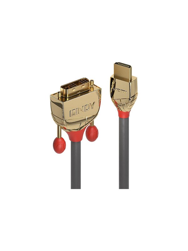 Lindy Gold Line adapter cable - HDMI / DVI - 10 m