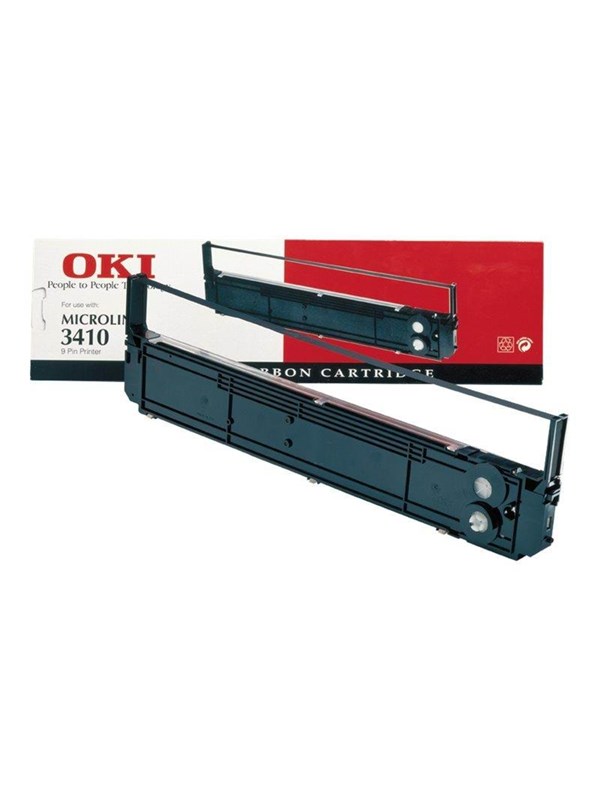 OKI Ribbon Black for ML3410 / 09002308 - Skriverbånd Svart