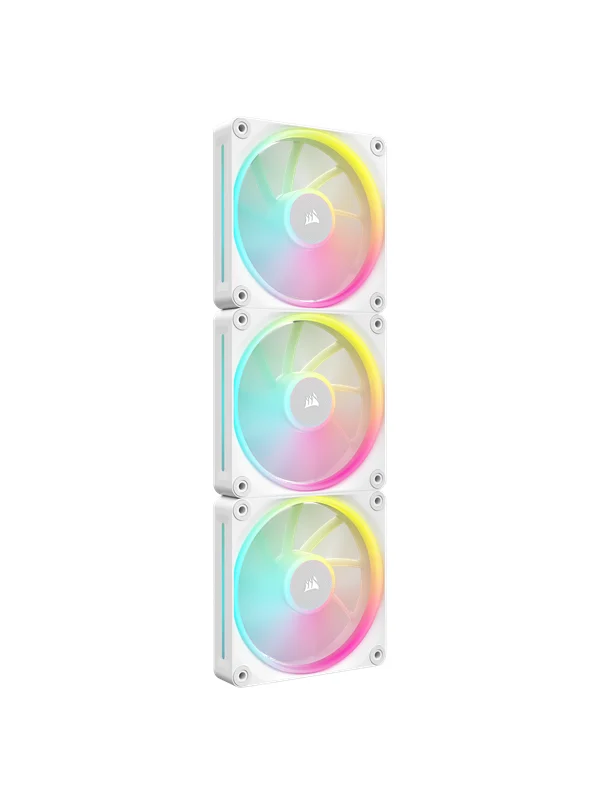 Corsair iCUE LINK LX120 3-pakn. - Kabinettvifte - 120mm - Hvit - 37 dBA