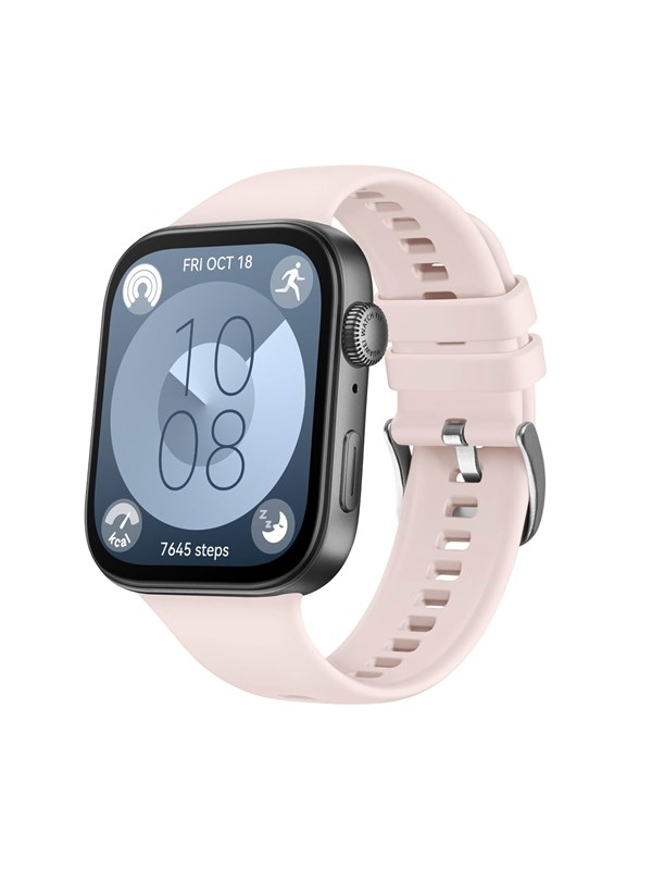 FIXED Silicone Strap for Huawei Watch FIT 3 Pink