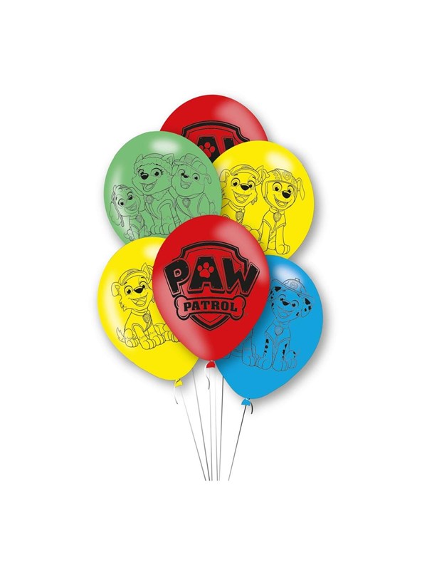 Haza Witbaard - PAW Patrol Balloons 6pcs.