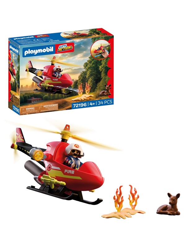 Playmobil City Action - Firefighting Helicopter