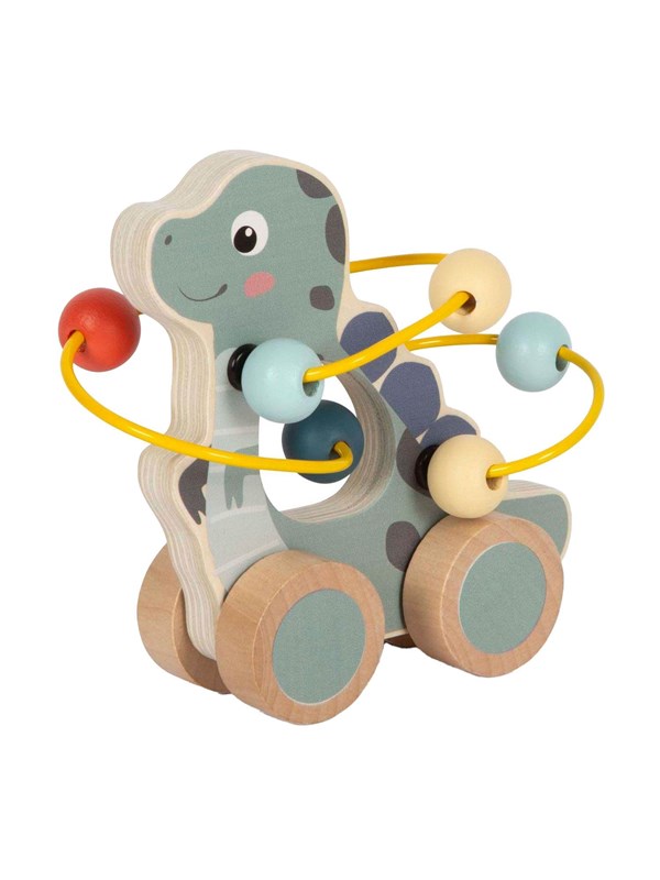 Small Foot - Wooden Push Figure Motor Skills Spiral Dino