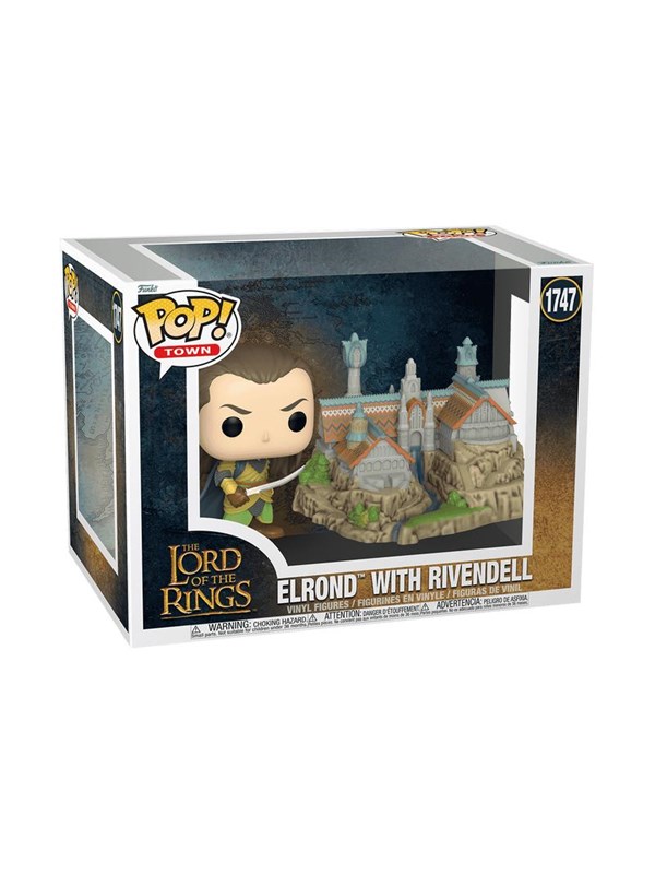 Funko! - POP Town LOTR S8-Elrond & Rivendell - Figur