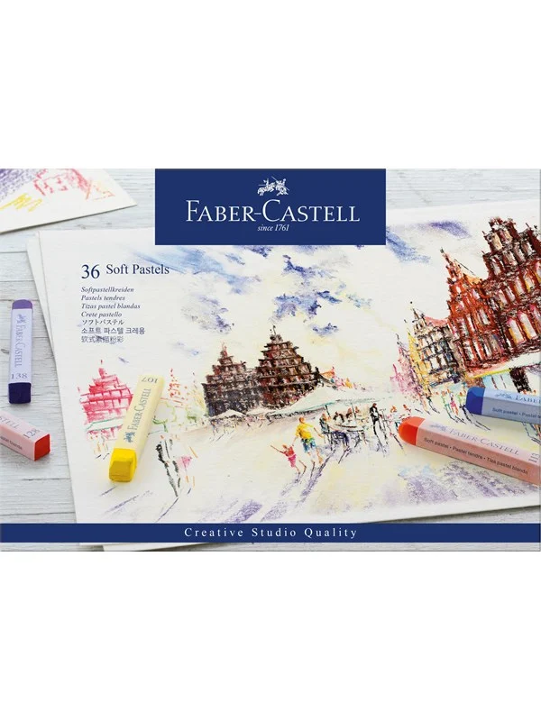 Faber-Castell Soft pastels cardboard box of 36