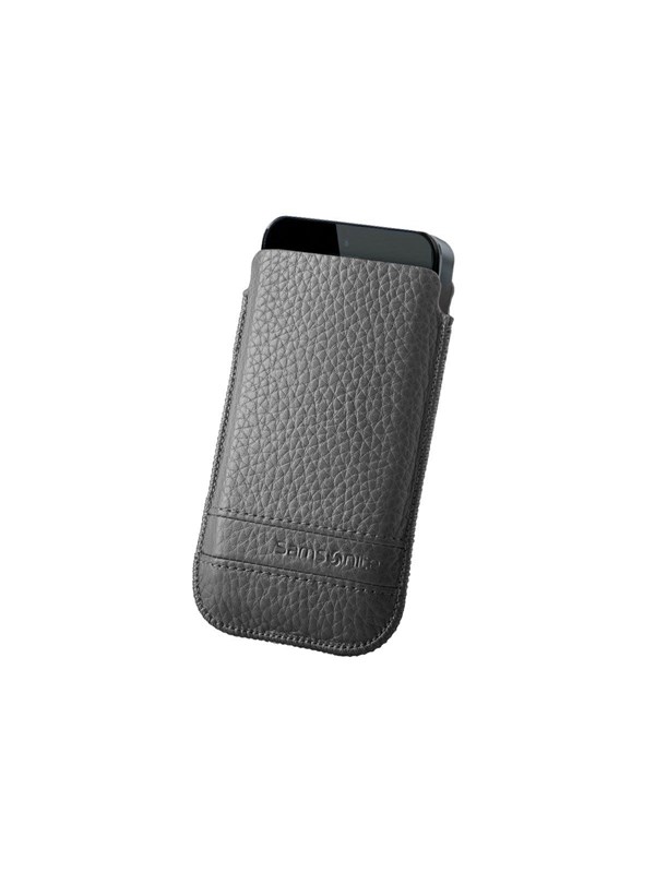 Samsonite Slim Classic Leather - protective sleeve for mobile phone