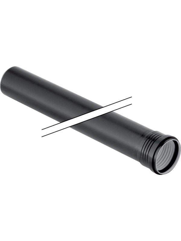 Geberit silent afløbsrør 110x250mm 1mf sort pp