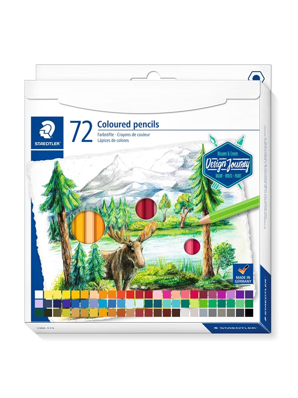 Staedtler Coloured pencil 72pcs     100% PEFC