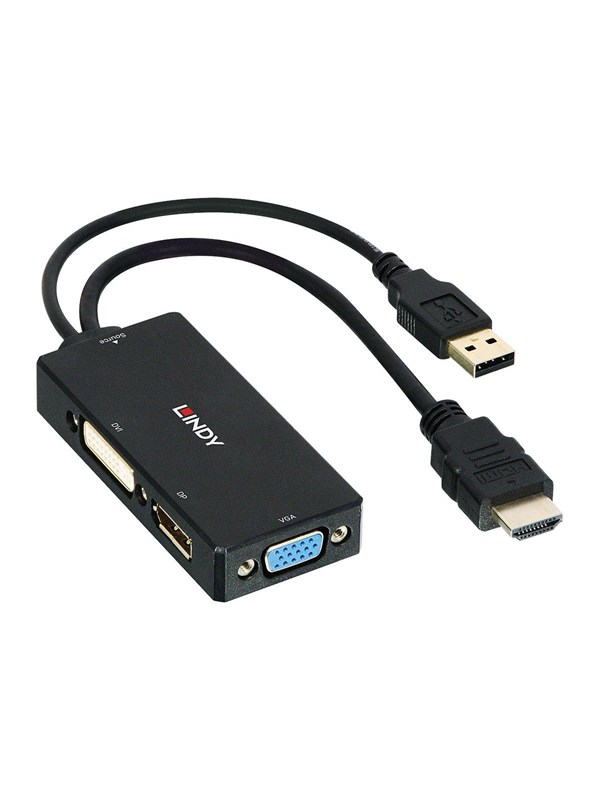 Lindy - video converter - black