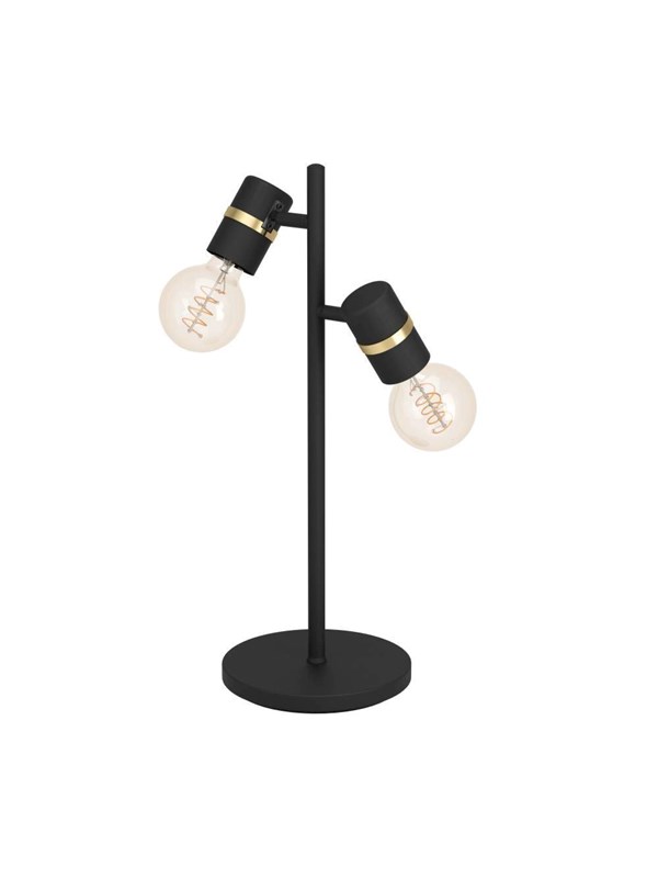EGLO Lurone black brass
