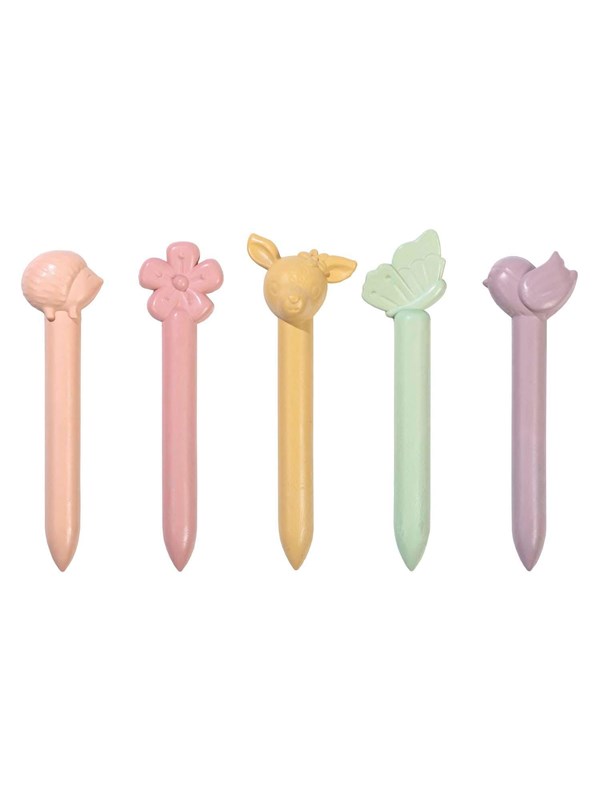 Bambolino Toys Little Dutch Wax Crayons Fairy Garden