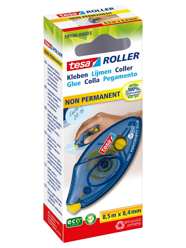 tesa Glue Roller ecoLogo 8.5m x 8.4mm