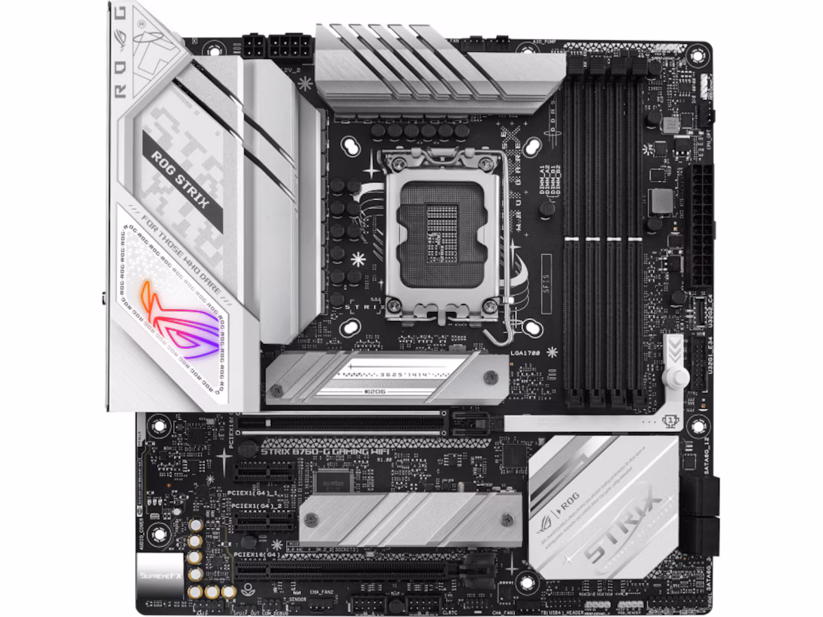 ASUS ROG STRIX B760-G GAMING WIFI (V2) Hovedkort - Intel B760 - Intel LGA1700 socket - DDR5 RAM - Micro-ATX