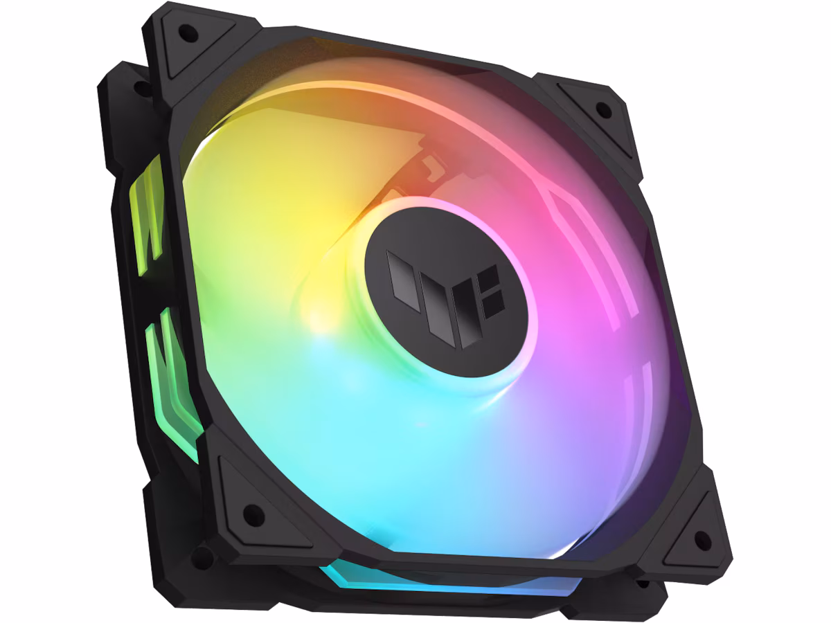 ASUS TUF GAMING TR120 - Kabinettvifte - 120mm - Svart med RGB LED-lys - 29 dBA