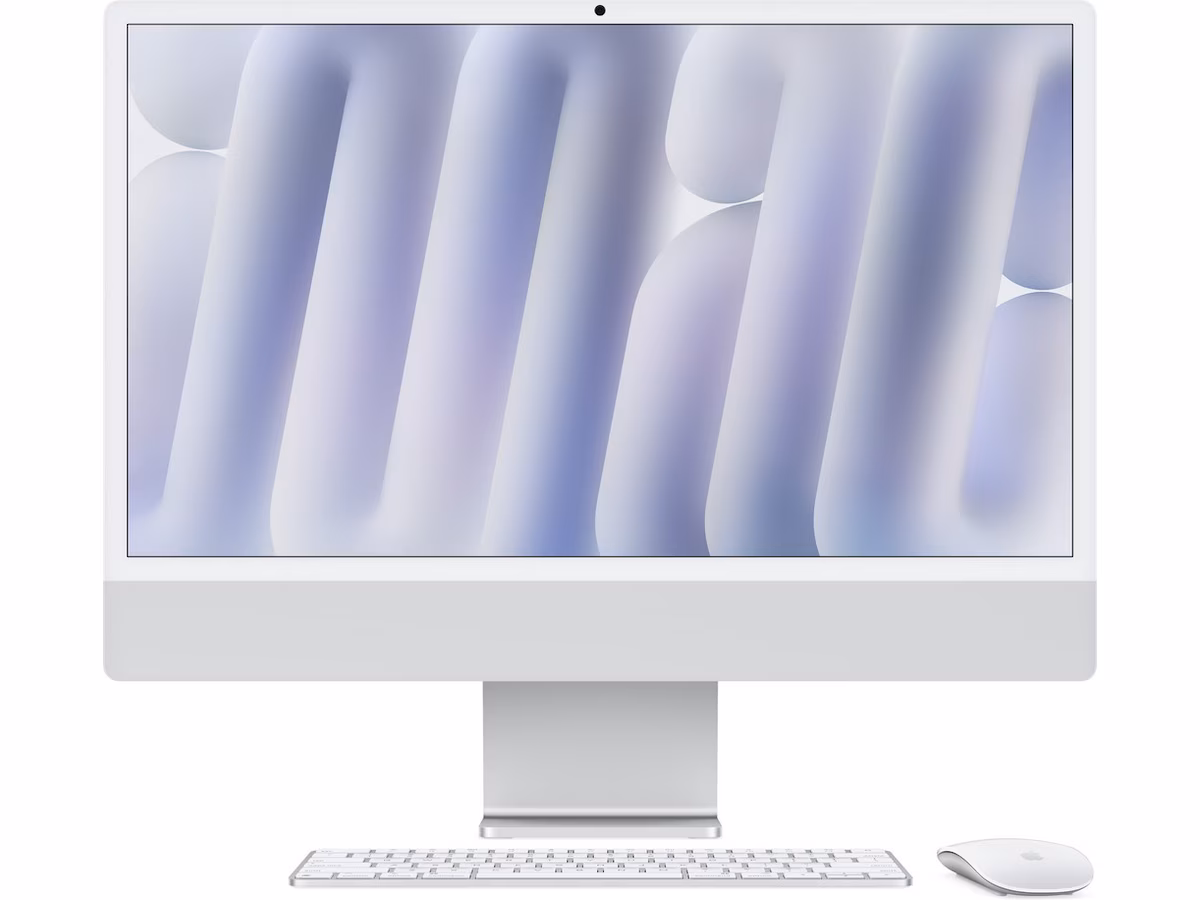 iMac 24 4.5K (2024) 256GB (sølv)