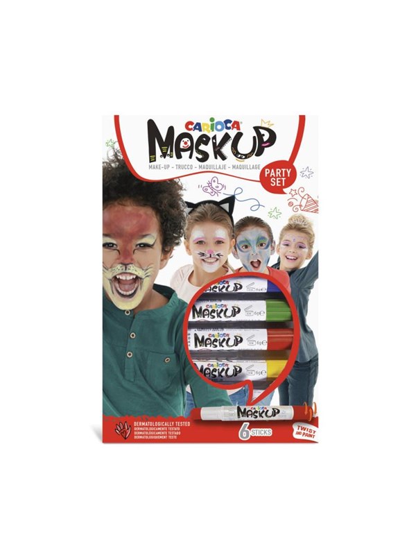 Carioca MASKUP face color. 6 pcs.