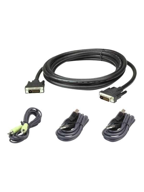 ATEN CABLE KIT DVI-Dd/USB/SP L:3M