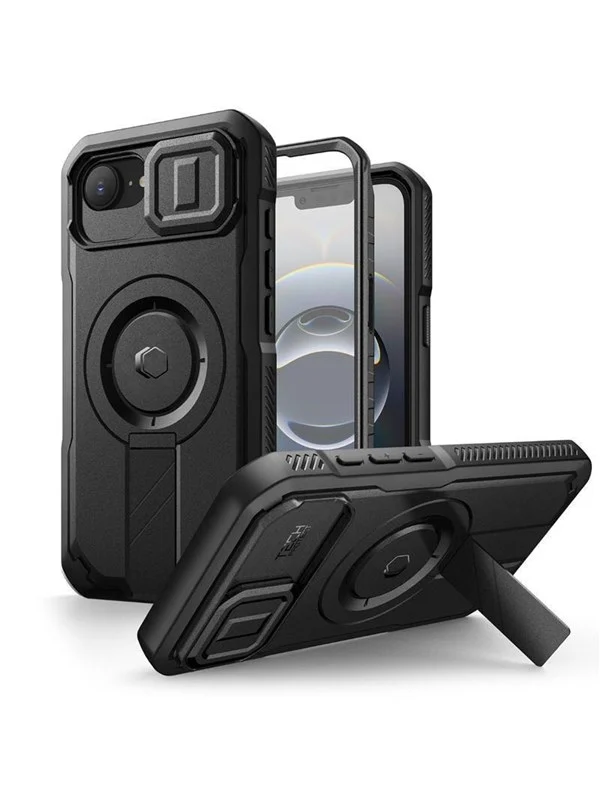 Tech-Protect  Kevlar Magsafe Case for iPhone 16e / 17e - Black