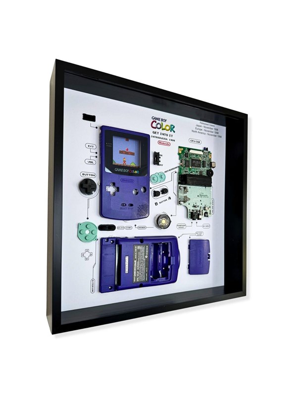 GRC - Retro Art Nintendo Gameboy Color Console Display - Bilde