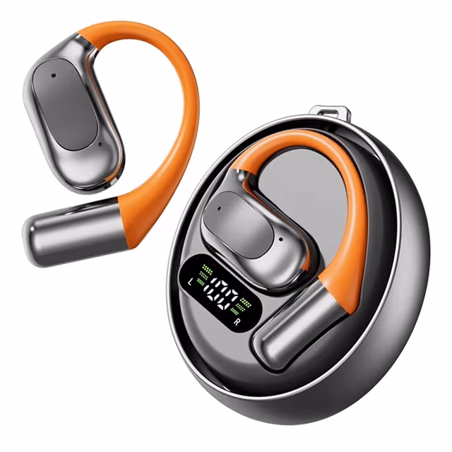 144 Språk Oversettelse Oversetter Smart Oversetter Headset Bluetooth Sanntid - Svart