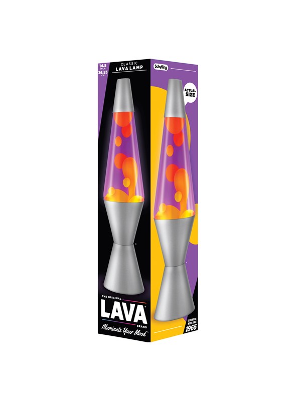 Lava Lamp Classic 37cm Orange/Purple