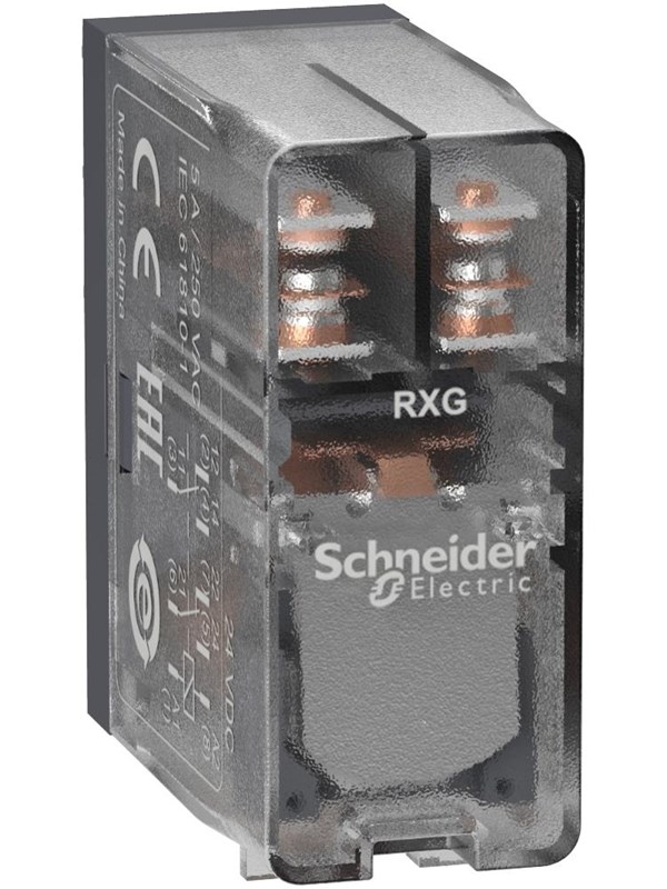 Schneider Electric 2co 5a relay clear 24vdc