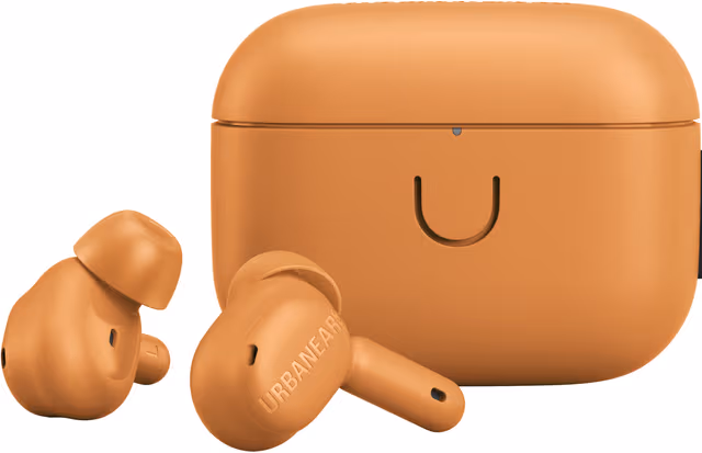 Urbanears JUNO helt trådløse in-ear hodetelefoner (dirty tangerine)