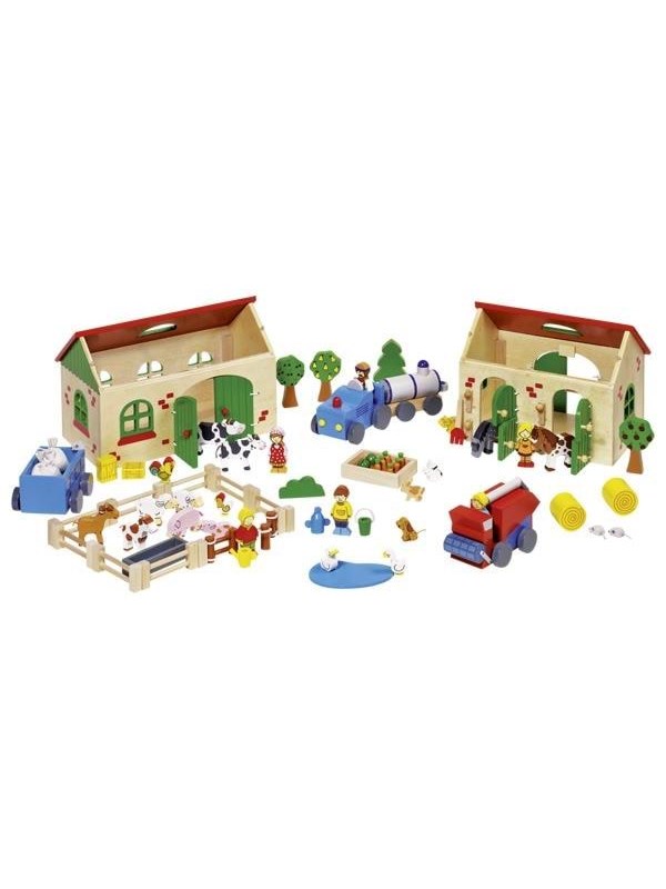 Goki Wooden Farm 71 pcs.