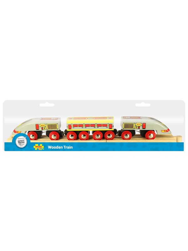 Bigjigs Wooden High Speed Train incl. Rails