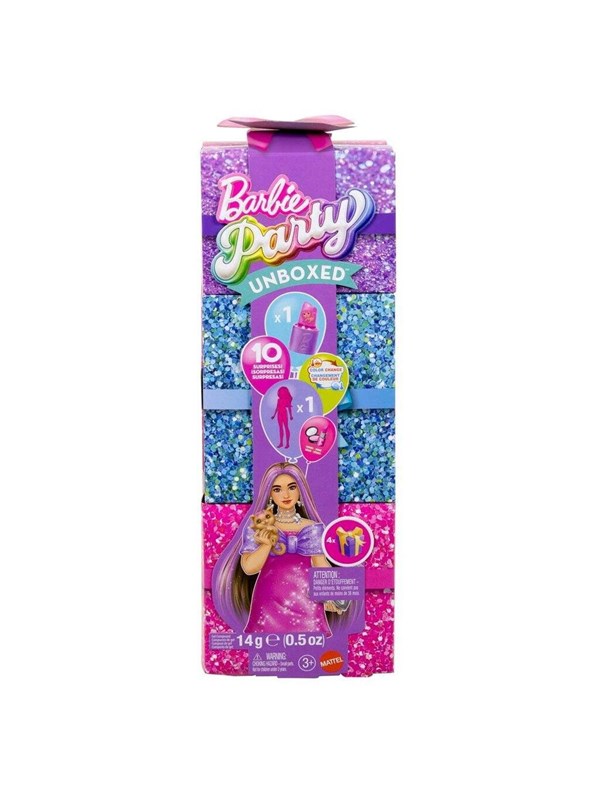 Barbie Unboxed Unboxed Glam Party Series Pink Sparkle Doll