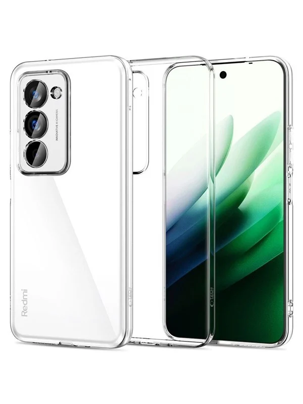 Tech-Protect FlexAir Case for Xiaomi Redmi 15 4G / 5G - Transparent