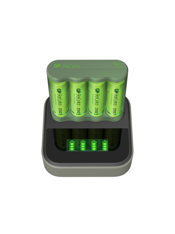 GP ReCyko Everyday Battery Charger B421 (USB) + D