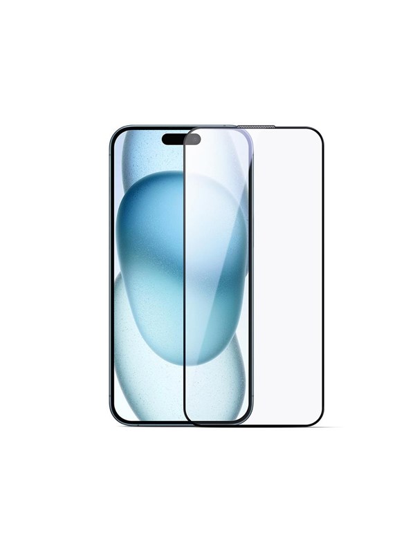 Joyroom JR-MLG0286 2.5D Anti-Blue Light + Dustproof Tempered Glass with Black Frame for iPhone 15 Plus/16 Plus