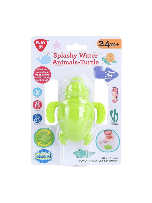 PLAY Splashing Water Animal Bath Toy Turtle
