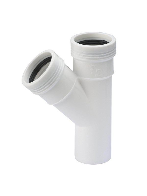 Wavin Wafix pp branch 45° ø40 x ø40 mm white