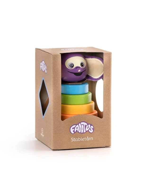 Fantorangen & Fantus Building bricks - Wood 16 cm