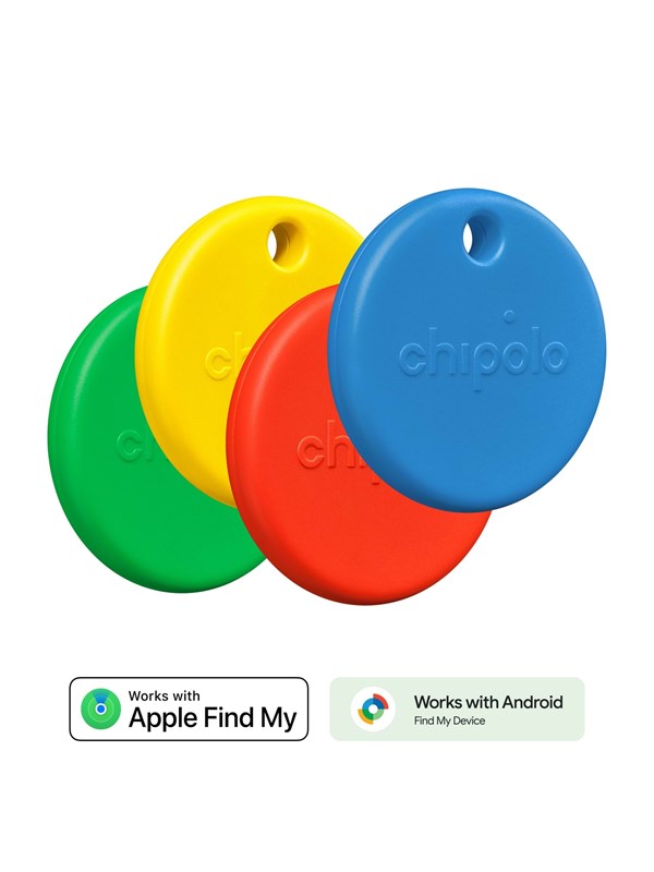 Chipolo POP - Red/Blue/Yellow/Green (4-Pack)