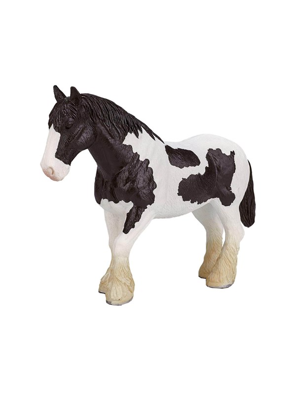 Mojo Horse World Clydesdale Horse Black-White