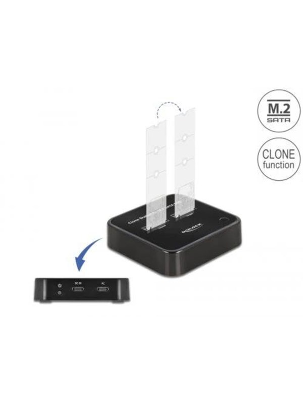 DeLOCK - SSD docking station - M.2 Card - USB-C 3.2 (Gen 2)