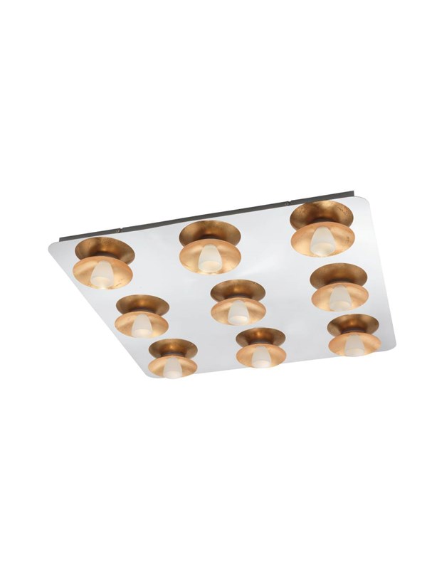 EGLO TORANO TAKLAMPE 9X510LM DIMMPB. KROM/GULL