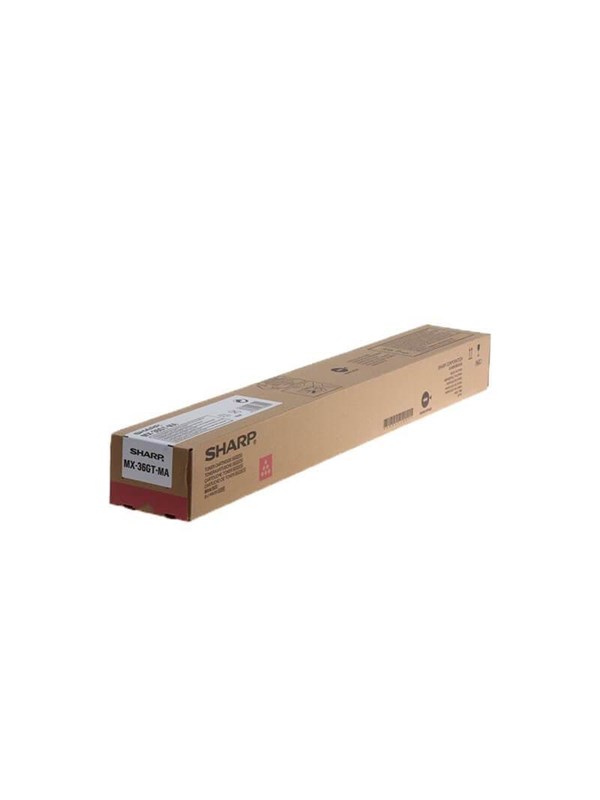Sharp MX36GTMA Magenta Toner - Laser toner Rød