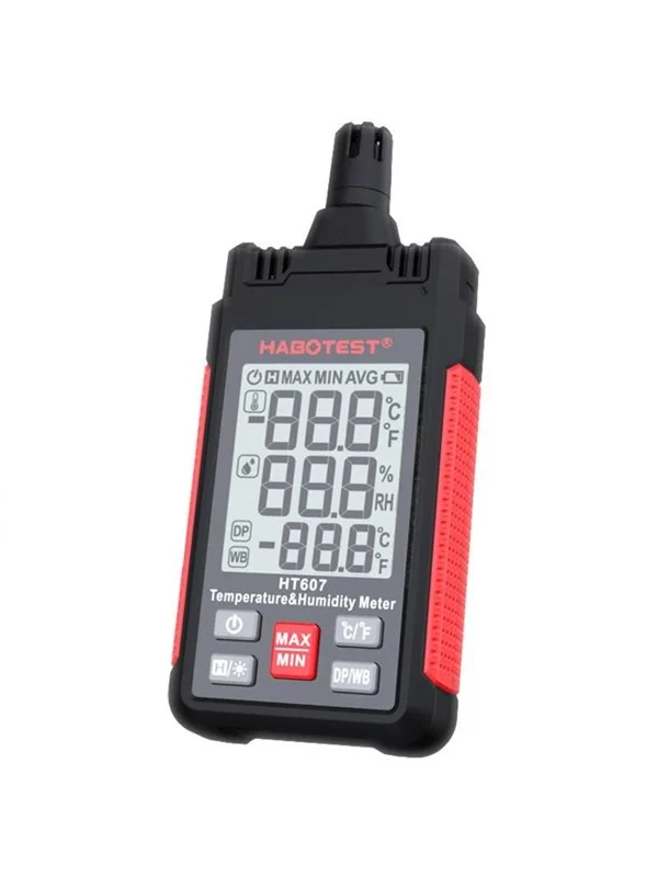 Habotest Temperature & Humidity Meter HT607