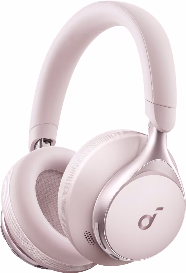 Soundcore Space One trådløse around-ear hodetelefoner (rosa)