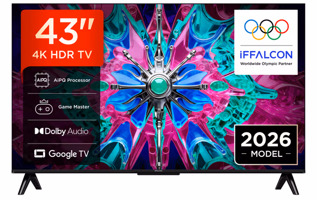 iFFALCON 43" U65A 4K LCD TV (2026)